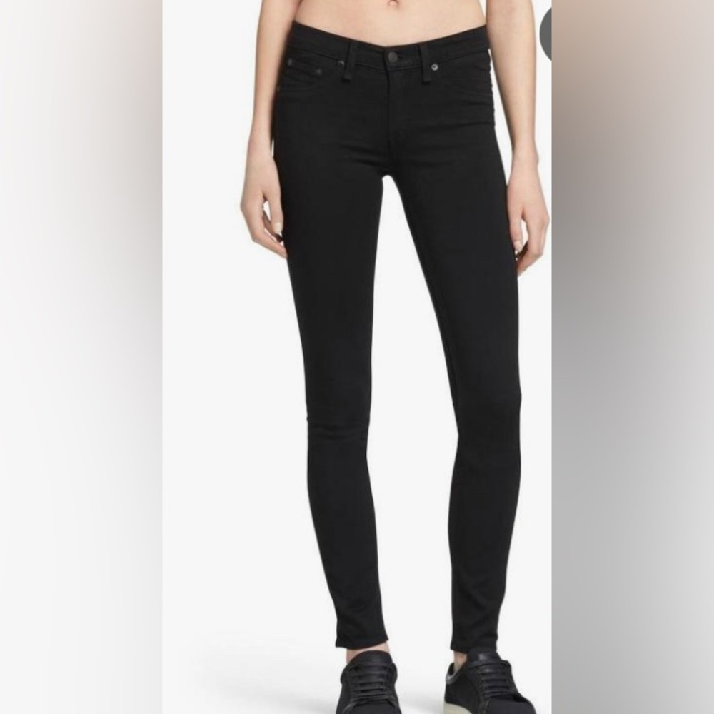 Rag & Bone Black Plush Legging Jeans Size 31